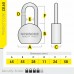 65mm Long Shackled Solid Body Padlock